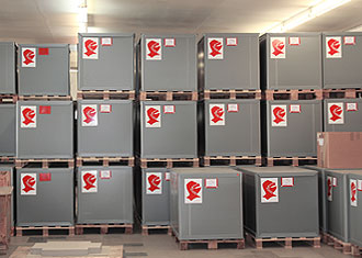 Lagerung von Verpackungen